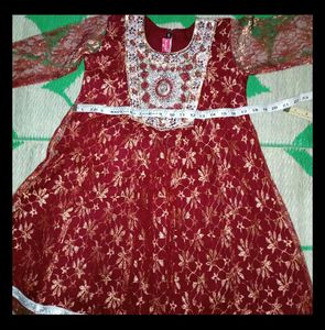 Netted Churidar For Girls