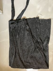 Gray Ruched Plazo