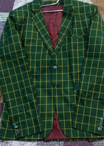 Mens Check Blazer For Wedding And Party