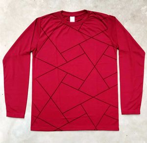 New Unused Maroon Full Sleeves T-shirt