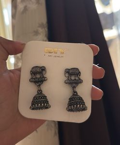 Elephant Jhumka Earrings