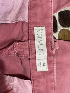 Peach Pink Cotton Pants