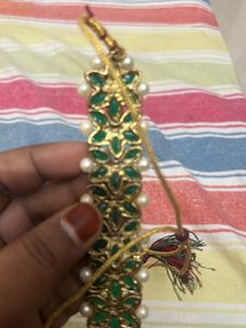 Green Kundan Choker Set
