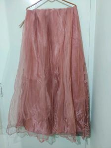 Pink Embroidered Lehenga Set