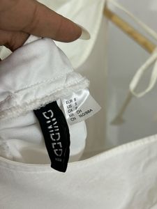 White Backless Dress