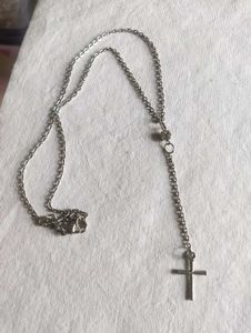Tarnish Free Cross Pendant Chain Necklace