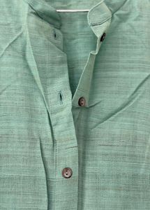 Elegant Green Cotton Kurta