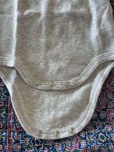 Cute Gray Baby Onesie