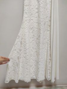 White Lacework Maxi Dress