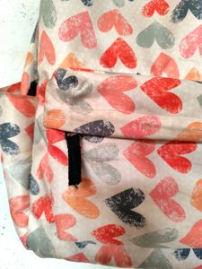 Heart Printed Bagpack
