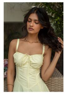 IT Girl Women Yellow Summer Dress