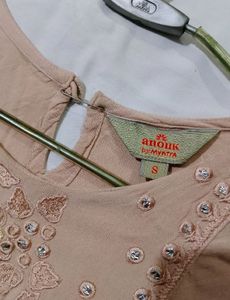 Peach Kurta Set