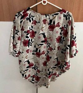 Floral Print Poncho top