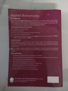 Applied Mathematics  Class 12 RD Sharma