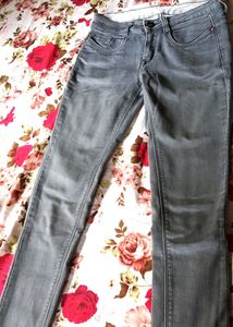 Gray Denim Jeans