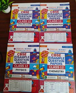 CBSE Class 12 Oswaal 2025 Combo (4 Books) – Latest