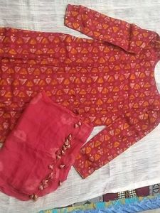 kurtis with bottom and chunni