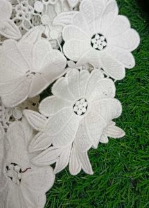 White Floral Lace Applique