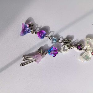 Purple Mermaid Tail Bag Charm
