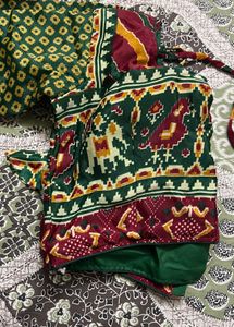 Patola printed ghaghra with blouse