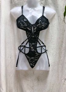 Black Lace Bodysuit
