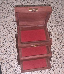 Small Wooden Jewellery storage Box