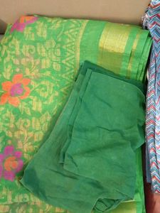 10 used sarees with blouses for Stephen