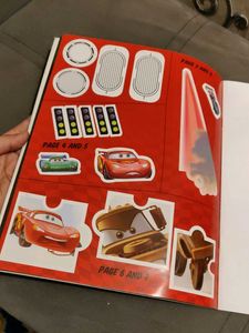 Disney Pixar Cars 2 Sticker Scene