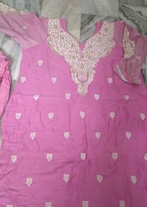 Pink Kurta+Bottom