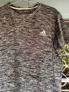 Adidas Heathered Training T-Shirt