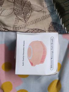Silicon Message Bath Brush