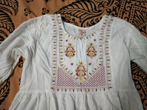 White Kurti for Women