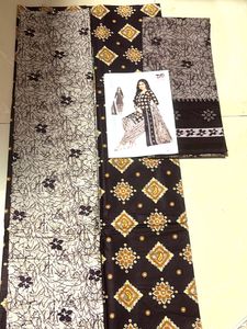 Brown Printed Kurta set pure cotton