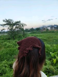 Brown Hair Bandana