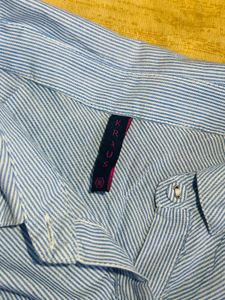 Striped Button-Down Shirt