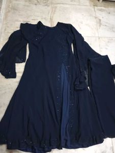 Beautiful blue colour Burqa