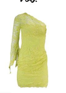 Yellow Pinteresty Bodycon Dress