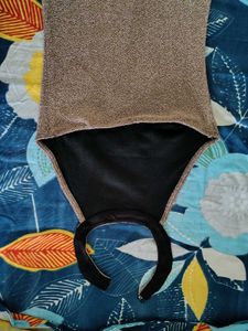 Sparkly Bronze Bodysuit