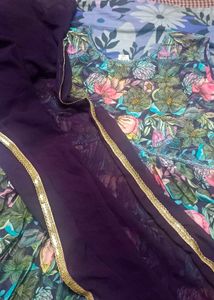 Floral Print Sharara Set