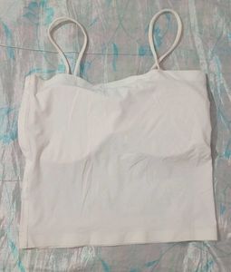 White Spaghetti Strap Top