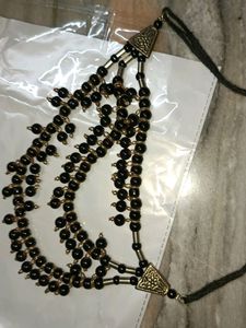 Black Colour Beads Necklace