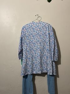 Vintage Floral Print Outfit