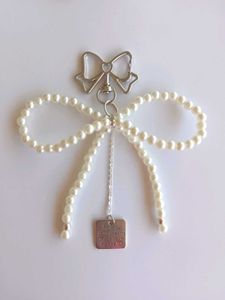 Pearl Bow Keychain
