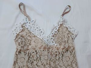 Semi sheer Full Lace Dress