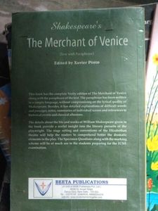 Shakespeare&#39;s The Merchant Of Venice