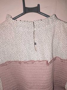 Pretty Pink Smocked Top | Full Sleeves