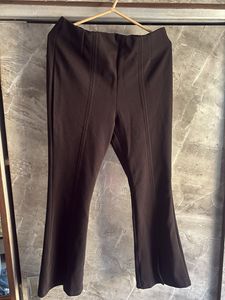 black Flared Leggings