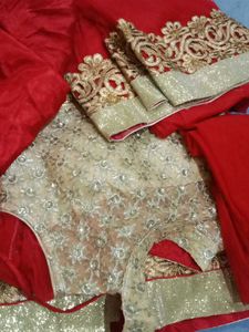 Beautiful Red Colour Partiwear Dress