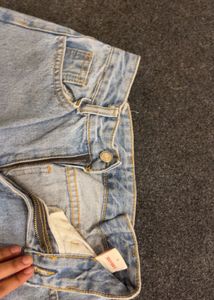 Ripped Flare Jeans