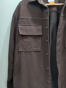 Brown Corduroy Overshirt Jacket
